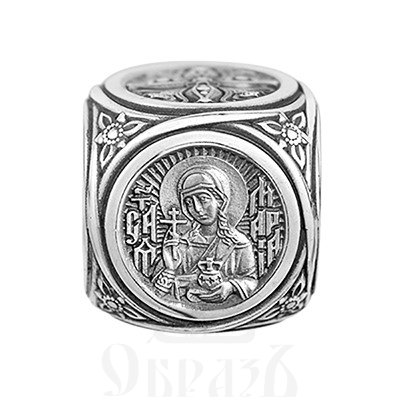 бусина «святая мироносица равноапостольная мария магдалина. молитва», серебро 925 проба (арт. 114.110)