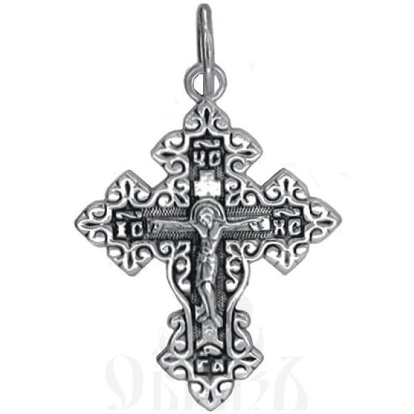 крест «распятие», серебро 925 проба (арт. 30-161-сч)