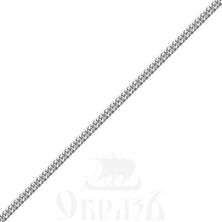 цепь плетение "панцирная двойная" с алмазной огранкой серебро 925 пробы (арт. 9028030)